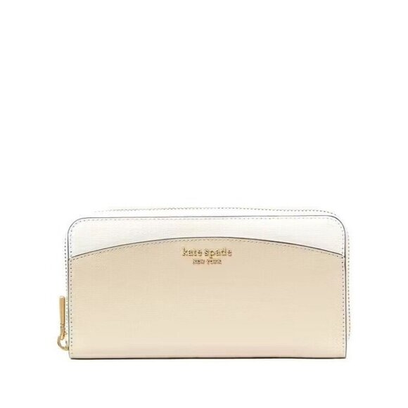 Kate Spade NY Morgan Colorblock Saffiano Leather Women’s Zip Around Wallet - Picture 1 of 7